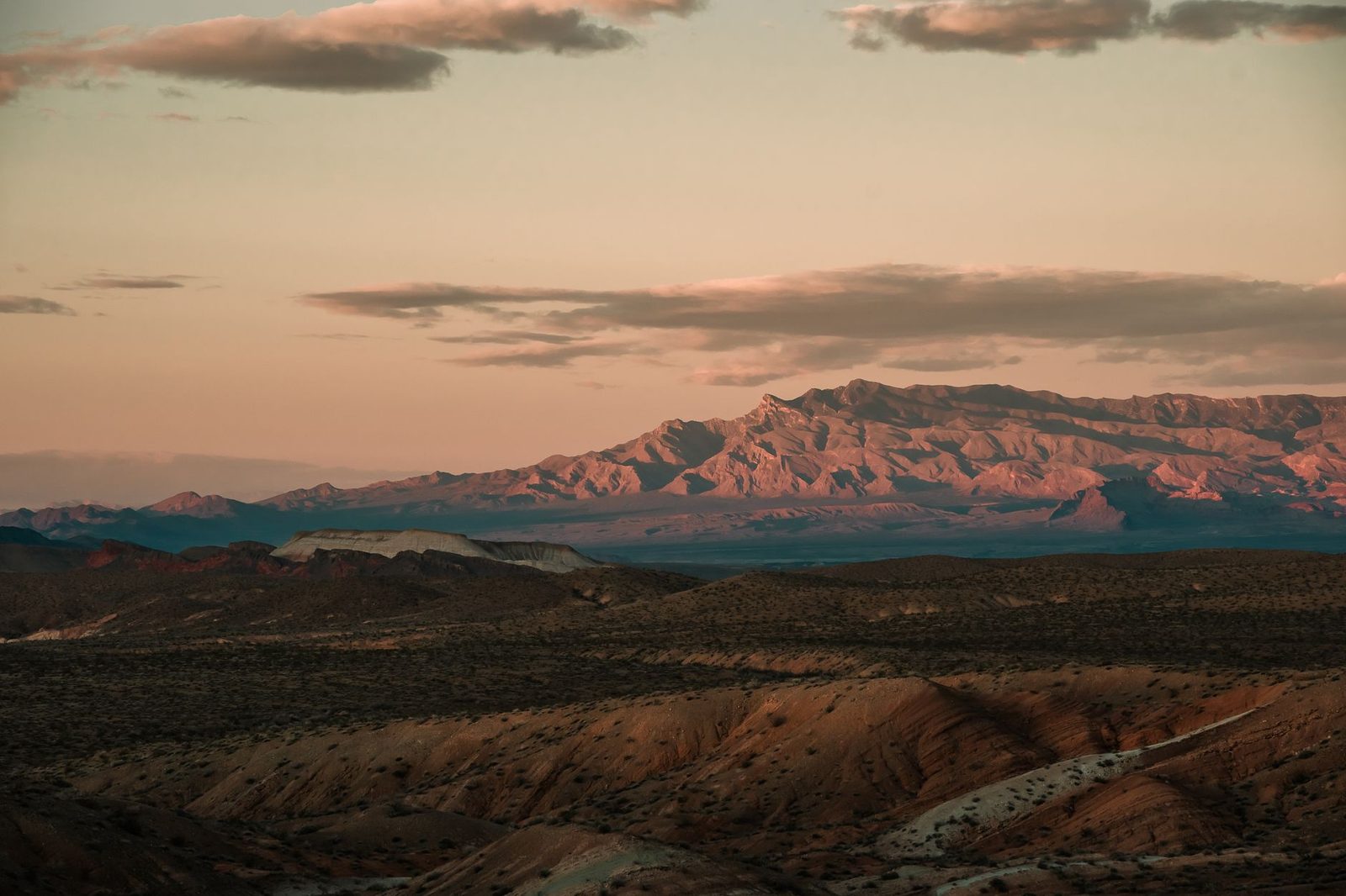 An open desert valley and mountain range near Fallon, Nevada