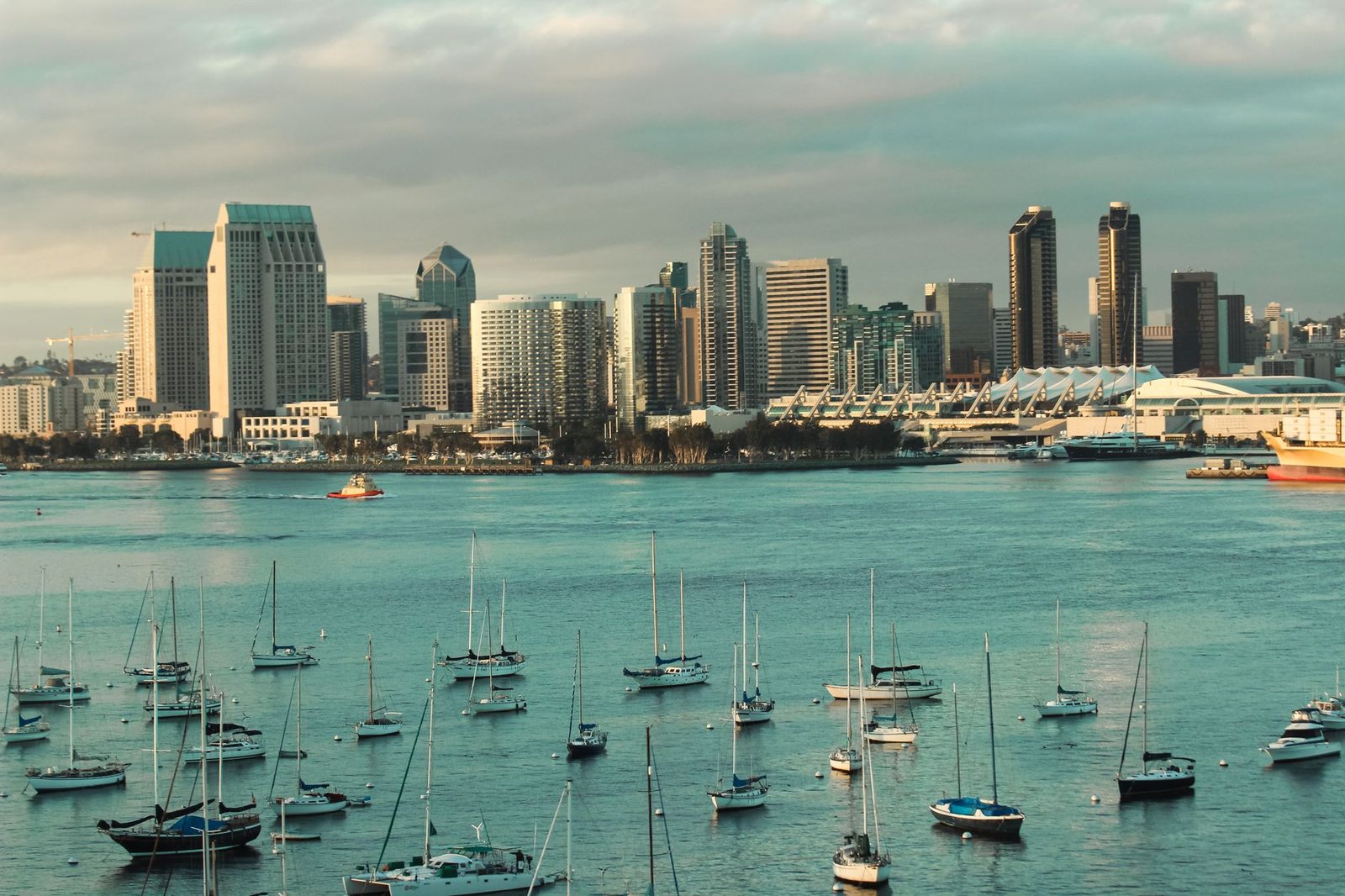 San Diego Bay and the downtown skyline