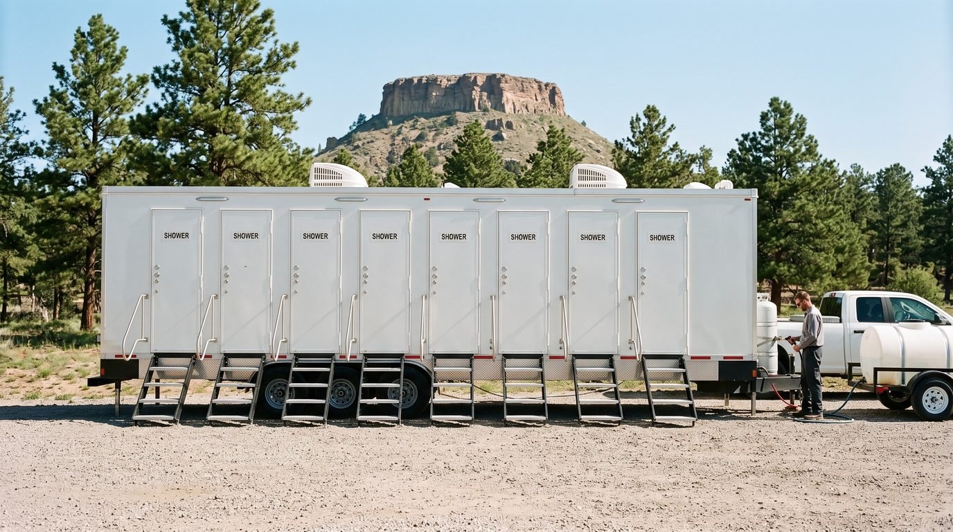 Shower trailer for rent in Arizona